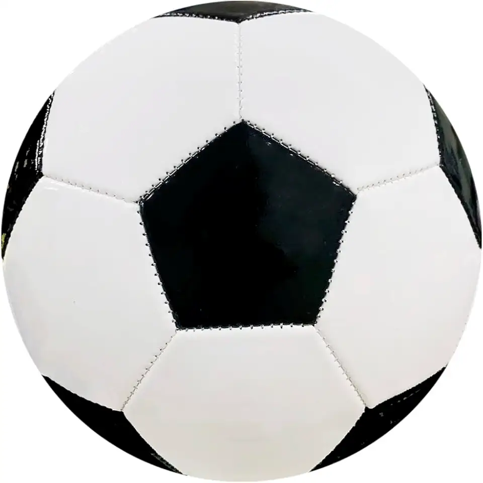 Bola Futebol Campo Clássica Costurada Preto E Branco