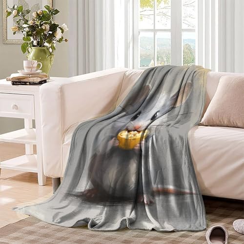 Plaid canapé chaud en microfibre couverture légère et douce - 4