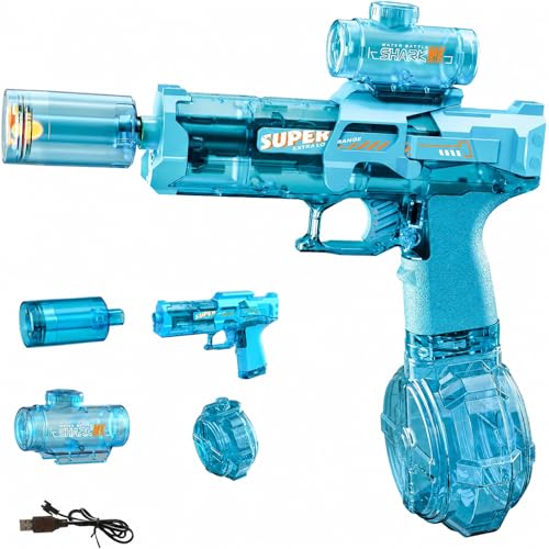 Pistolet d'arrosage automatique avec LED bleu pour adultes