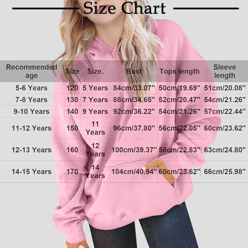 RKSTN Kids Solid Color Hoodies with Pockets Casual Sports Sweatshirts Hooded Fleece Lined Pullover for Boys Girls3