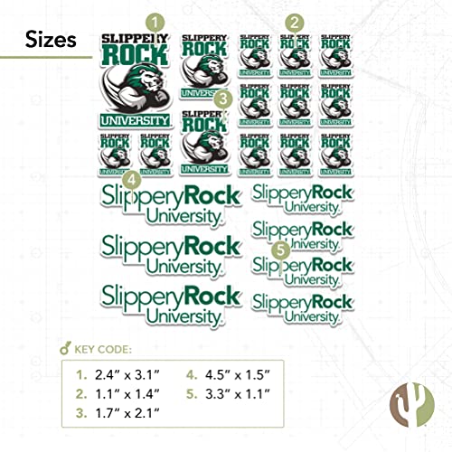 Pegatina Slippery Rock University抗刮，protege tu portátil con estilo universitario 4