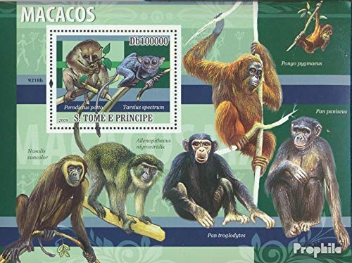 Francobolli Sao Tome E Principe 2009 Preistorici Frutti Di Mare - Block695 MNH** - Prophila Collection - 2