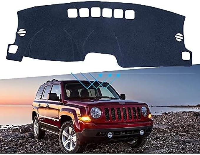 Tapis antidérapant UV évitez les fissures du tableau de bord de votre Jeep Patriot