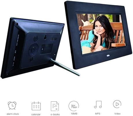 Mengen88 15-Zoll-digitaler Fotobilder High Resolution Screen 800X480 Digital LED Electronic Photo Frame Clock Calendar Music Video Player Funktion mit Fernbedienung Mengen88 15-Zoll-digitaler Fotobilder High Resolution Screen 800X480 Digital LED Electronic Photo Frame Clock Calendar Music Video Player Funktion mit Fernbedienung