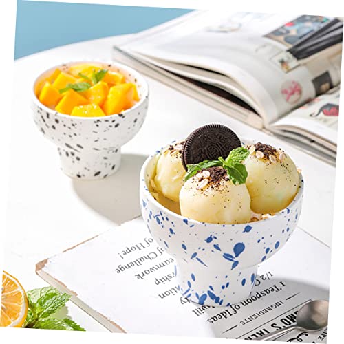 Bol à glace noir en céramique pour vos réceptions et buffets - 7