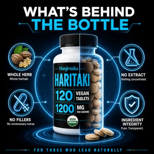Manjivinika Organic Haritaki Tablets