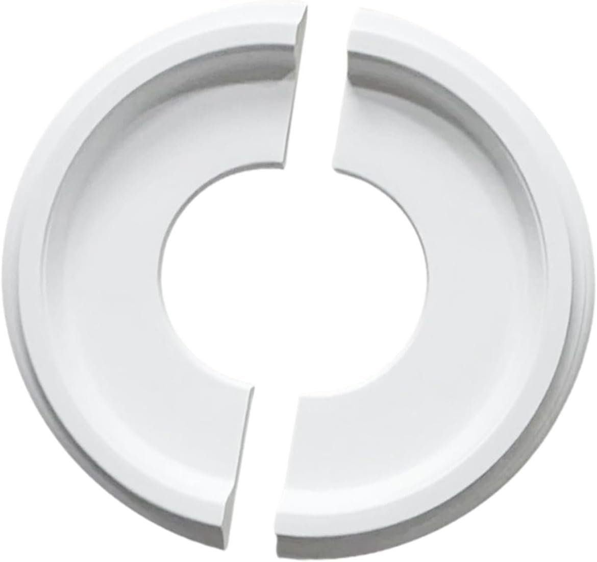 Ceiling Medallion Sturdy Pu Light Fixture Cover Plate for Bedroom Hotel Home Split Type