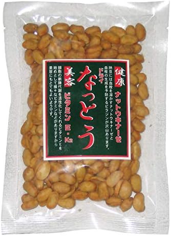 Dried Natto Snack (Dried Japanese Fermented Soy Beans), No MSG, No GMO, 2.8 OZ