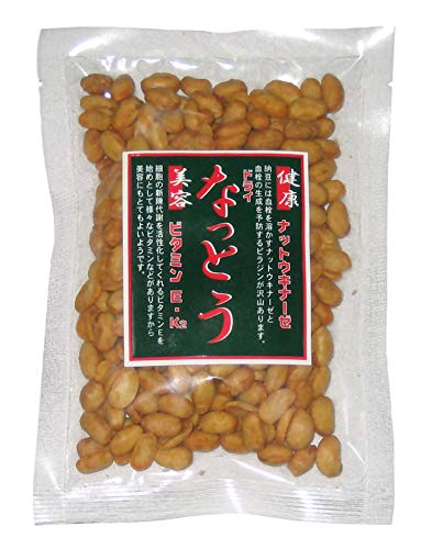 Dried Natto Snack (Dried Japanese Fermented Soy Beans), No MSG, No GMO, 2.8 OZ