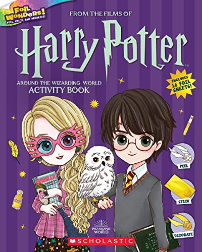 Around the Wizarding World Activity Book (Harry Potter: Foil Wonders): Hogwarts House Cup