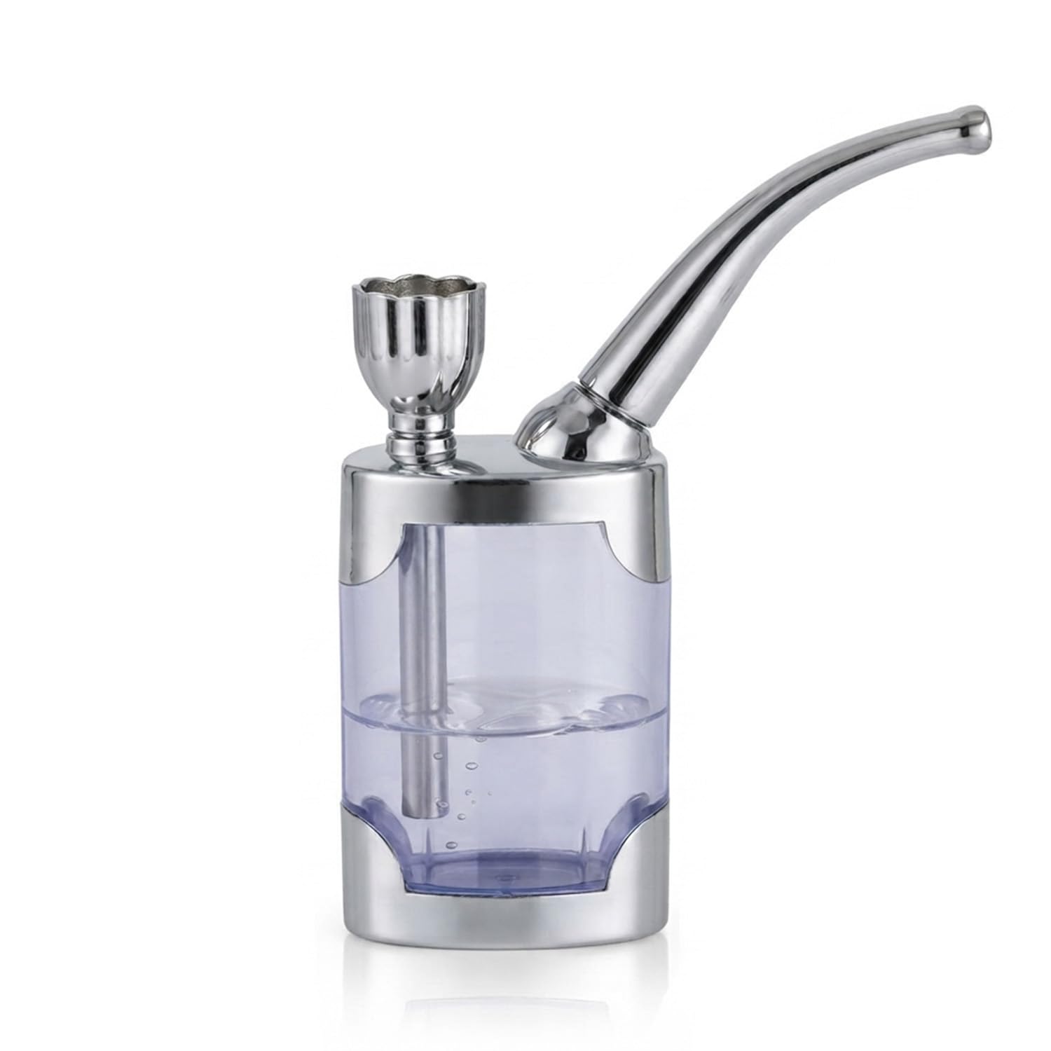 SHUNKI Mini Hookah Decorative Tabletop Piece with Metal Bowl