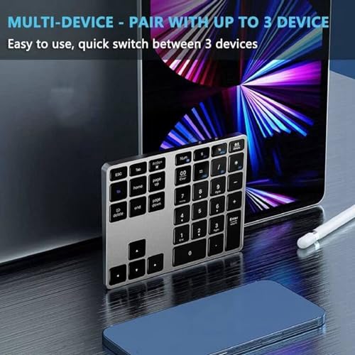 Teclado numérico Bluetooth portátil para trabajar con comodidad en portátiles y PC 5