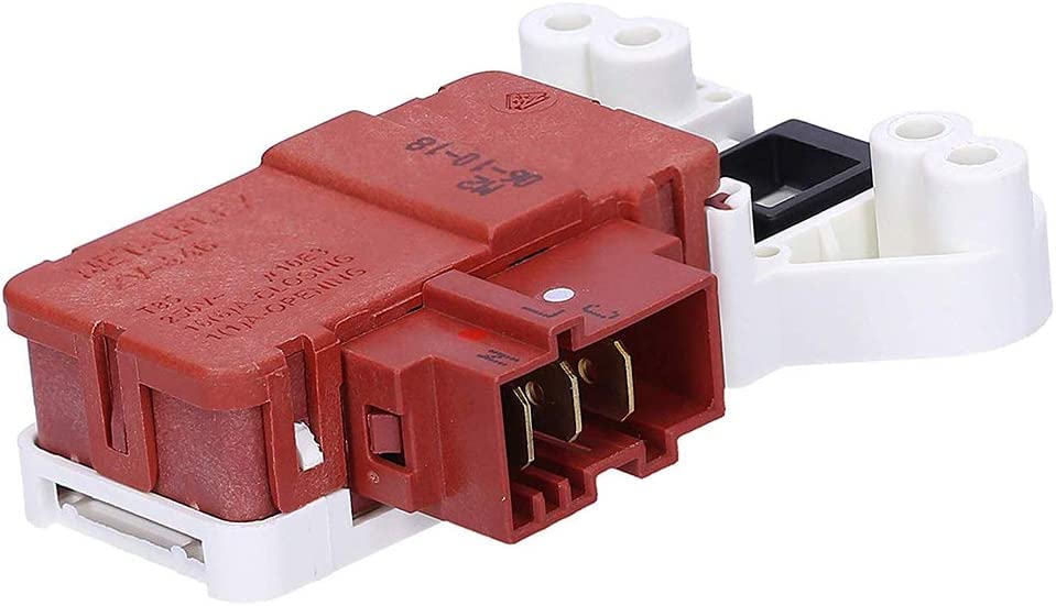 CABLEPELADO Interruptor retardo blocapuerta Lavadora, Interruptor retardo lavadora, Codigo Original L39A004I8, Compatible con Aspes, brandt, edesa, fagor, smeg, thomson, vedette, white-westinghouse