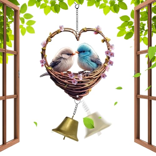 Decorazione per Balcone Festivo: Progettato per abbellire il balcone in occasioni speciali, questo carillon da esterno arricchisce lo spazio con suoni sereni. Contribuisce all'arredamento romantico della casa quando sospeso alle finestre o usato come elegante complemento d'arredo per interni.