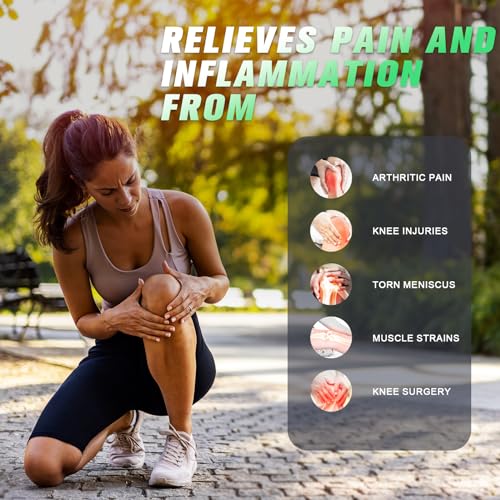 Image of NEENCA Compression Knee Sleeve with Patella Stabilizer, Enhanced Stability, Joint Pain Relief & Improved Performance for Sports, Fitness & Recovery (Large)