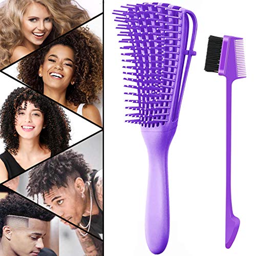 Detangling Brush, Detangler Hair Brush for Natural Black Hair, Detangler Brush for Afro America/African Hair Textured 3a