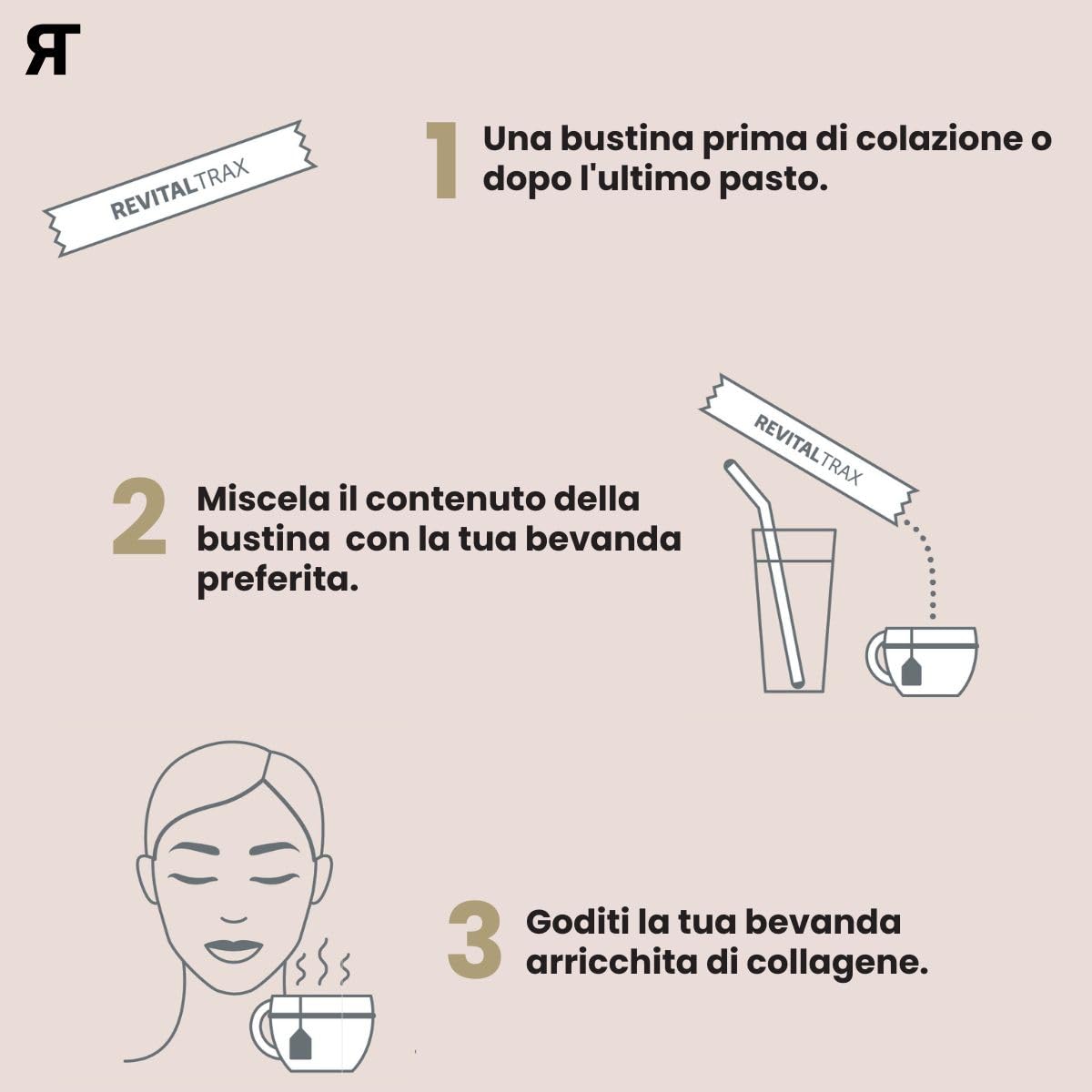 Collagene e acido ialuronico polvere - 30 bustine con Collagene Verisol® 5000 mg (5g) e Acido ialuronico, Vitamina C, Zinco e Biotina. Alto dosaggio premium per pelle, unghie e capelli.
