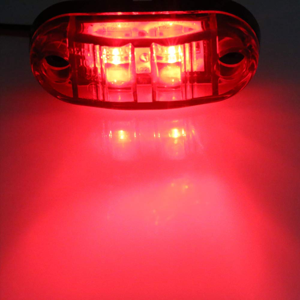 10 Luci LED Per Auto E Camion - Bianche, Rosse O Gialle - Impermeabili IP65 - Foto 3