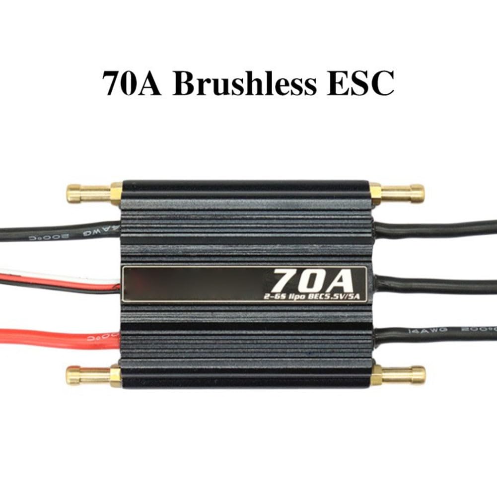 FACAIIO RC Barca Brushless ESC 2-6S Regolatore di velocità impermeabile con