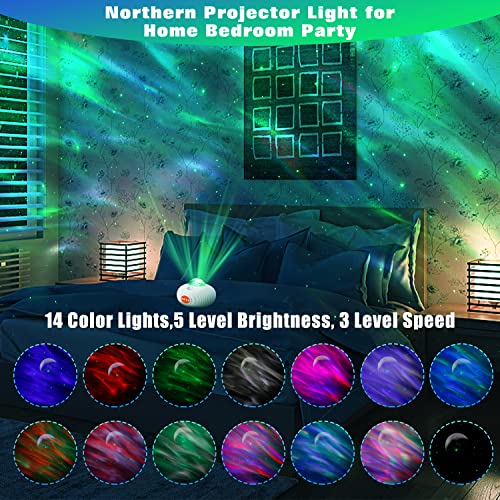 Innens Star Moon Projector,Galaxy Projector For Bedroom,Night Light Projector For Kids Adults,White Noise Northern Lights Aurora Projector For Gaming,Party,Room Decor,Cute Stuff For Teen Girls #TOP1