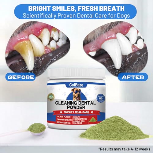 Image of Dog Dental Powder, Dog Teeth Cleaning Powder for Bad Breath