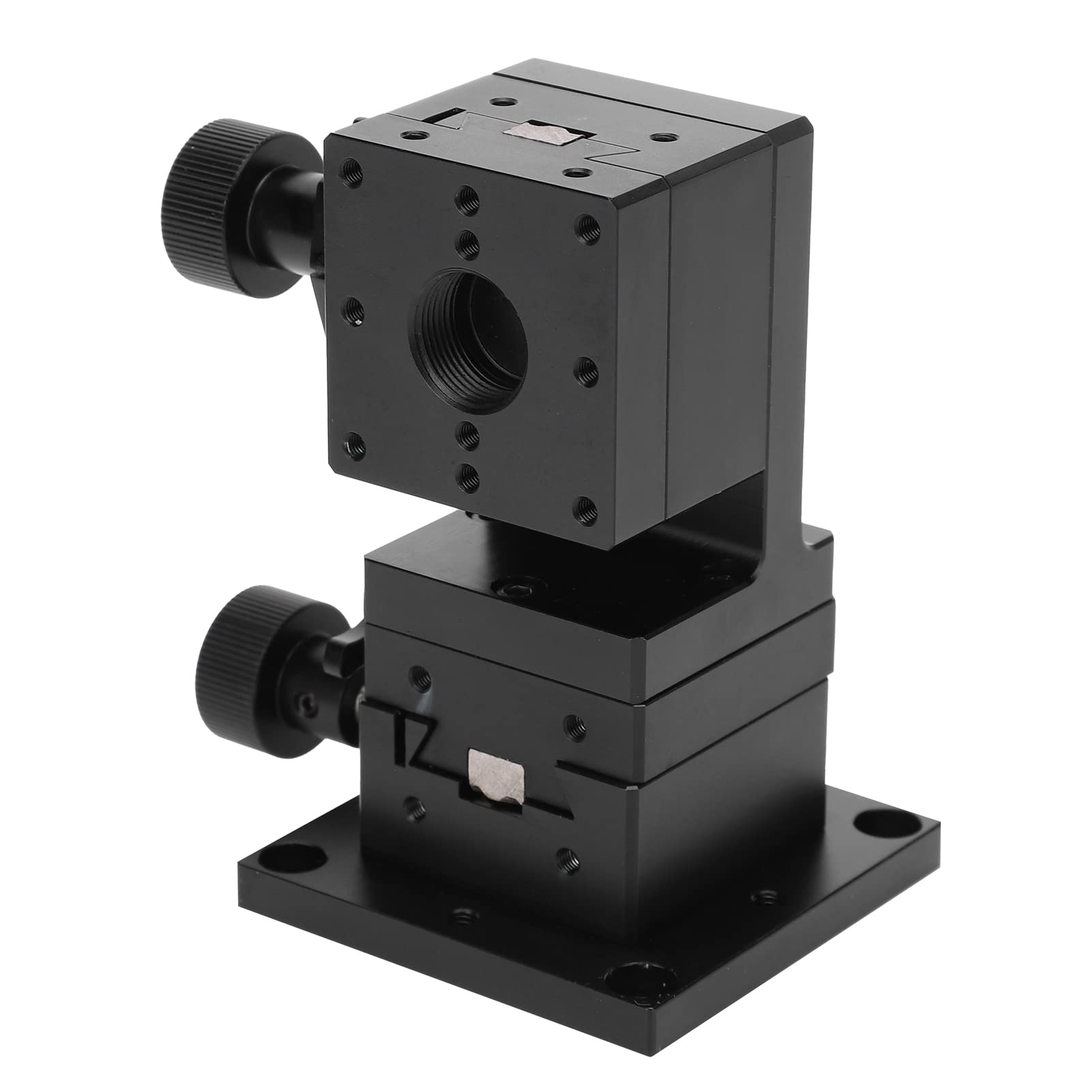 XZ Axis ręczna platforma przycinająca jaskółczy ogon, stopnia tłumaczenia liniowego, stopnia przesuwna przekładni, HFLX A40, 40 x 40 mm, stop aluminium, anodowana na czarno, wysoka, do sprzętu