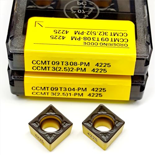 10 piezas inserciones de carburo para torneado CCMT09T304 miniatura 5