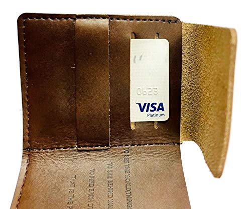 costumebase WALTER MITTY WALLET secret life Genuine Leather Handmade Brown2