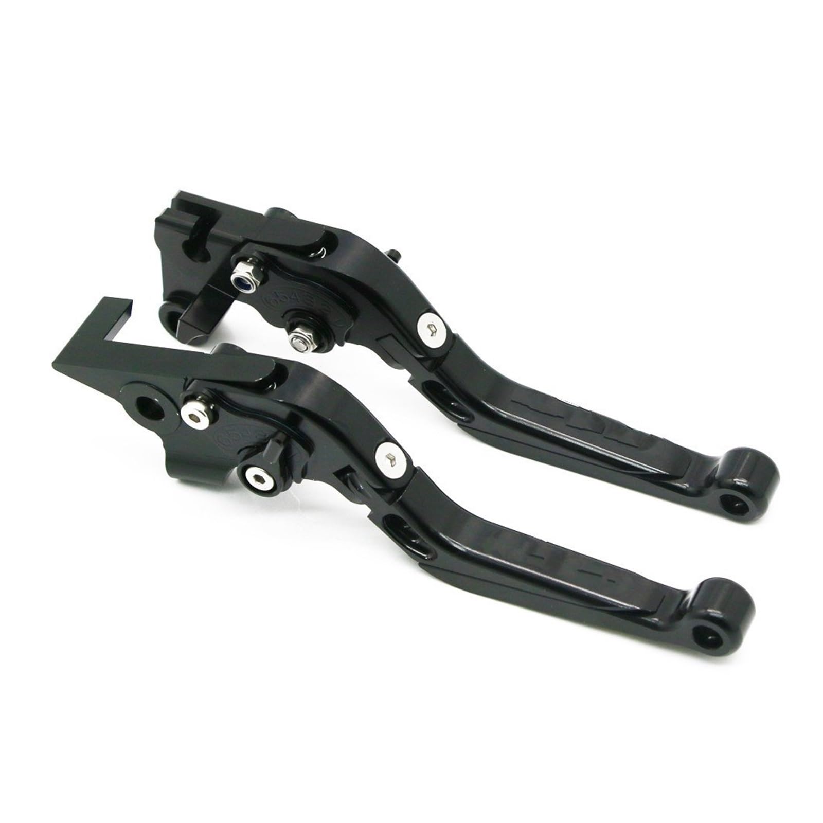 Tingyus Bkbkbkbk Motorbike Brake Lever For Kawasaki For Er6n 2006-2008 For Er-6F Motorcycle Adjustable Extendable Folding Brake Clutch Levers(Bkbkbkbk)
