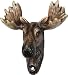 CAST IRON VINTAGE STYLE MOOSE HEAD BOTTLE OPENER with WALL MOUNT