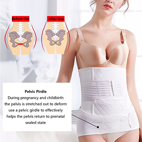 Faja Postparto Soporte Abdominal Recuperación C-Section L Blanco miniatura 5