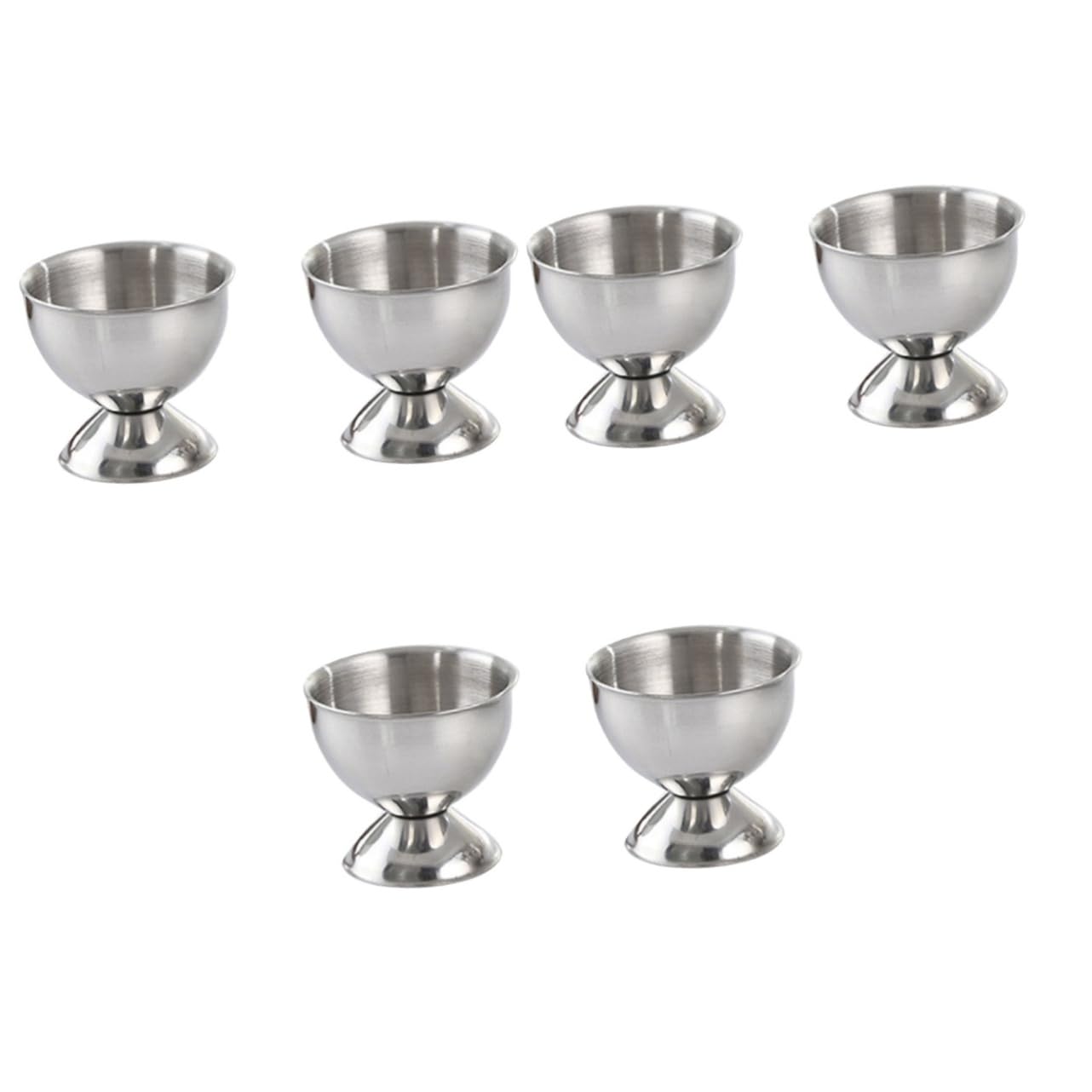 NAMOARLY 6 Pcs Egg Cup Tabletop Decor Mini Egg Cooker Egg Display Tray Egg Tray Holder Egg Tray for Refrigerator Egg Poacher Cups Egg Rack Egg Tray Egg Holder for Fridge Boiled Egg Stand