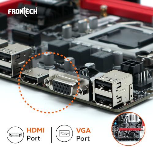 FRONTECH H110 Chipset Motherboard with 2xDDR4 RAM Slots LGA1151 Supports 6/7/8th (SKYlake), 14nm CPUs Processors | 2xUSB 3.0, 4xUSB 2.0 | 4xSATA... - Image 6