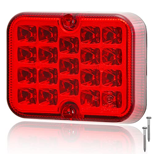 Feu de brouillard remorque rouge LED étanche pour voyager en caravane en sécurité