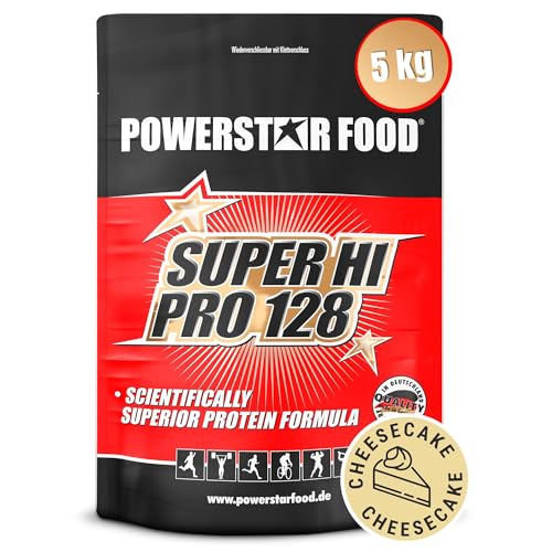 Notre Bestseller Super Hi Pro 128 – Proteína multicomposant en polvo para musculación, toma de masa – Producto de Après una fórmula científico – valor orgánico la Plus elevada