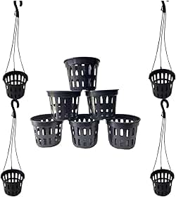 Kit 20 Vasos Vazados P/Plantas Orquídeas Pote 15+20 Hastes