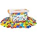 Creative Kids Flakes - 600 Piece Interlocking Plastic Disc Set for Fun, Creative Building - Educational STEM Construction Toy for Boys & Girls - Non Toxic, Ages 3+