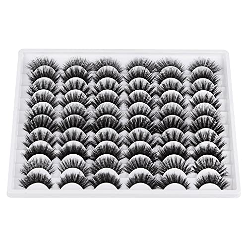 30 Pairs False Eyelashes Wholesale 10 Styles Mixed 16-18MM Lashes ALPHONSE 3D Fluffy Volume Fake Eyelashes Pack