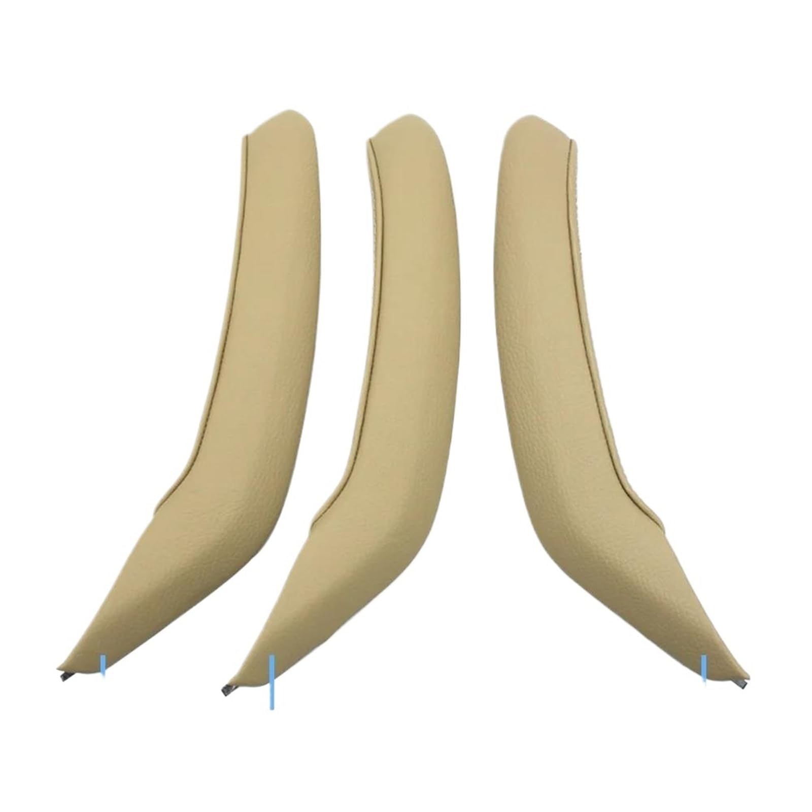 JYUTDW Inner Door Handle Car Door Interior Handle Accessories for BMW for X3 X4 F25 F26 2010-2016(RHD 3PCS Beige)
