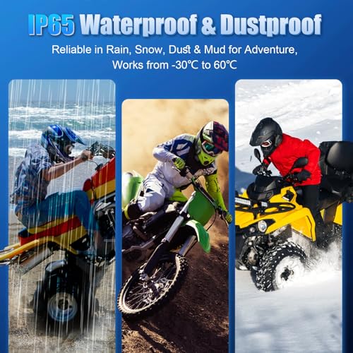 EJEAS E1 Motorcycle Helmet Bluetooth Headset - Image 5