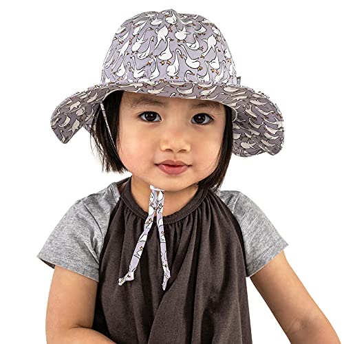 Jan & Jul Cotton Floppy Sun-Hat For Toddler Boy With Uv Protection (M: 6-24 Months, Goose) #TOP3