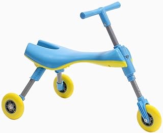 MEKBOK Fly Bike Foldable Indoor/Outdoor Toddlers Glide Tricycle - Blue