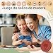 Tenare Juego de 10 Sellos de Madera y Plastilina Contener 10 Sellos de Animales de Madera para Niños y 10 Plastilina Multicolor para Obsequios Regalos de Cumpleaños Imagen de Tenare Juego de 10 Sellos de Madera y Plastilina Contener 10 Sellos de Animales de Madera para Niños y 10 Plastilina Multicolor para Obsequios Regalos de Cumpleaños