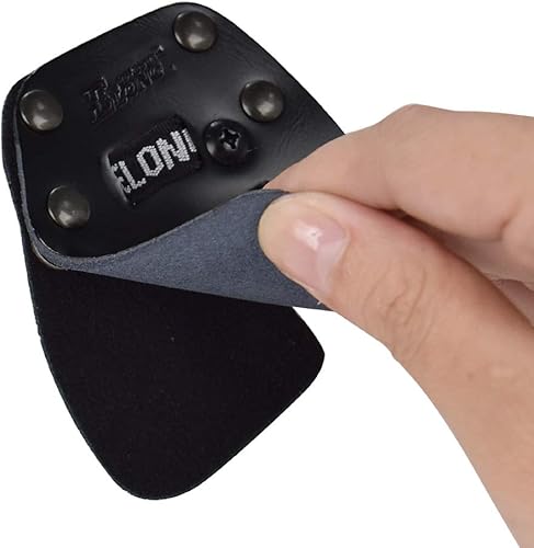 Miniatura 3 de Lengüetas de tiro con arco para dedos con arco recurvo para diestros y zurdos