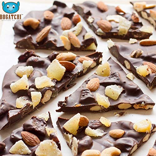 Image of BOGATCHI Nuts Overloaded Sugar Free Rich Dark Chocolate bar 80gm