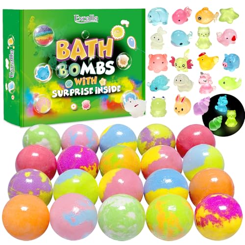 Bath Bombs for Kids with Surprise Toys Inside, 20 Pack Kids...