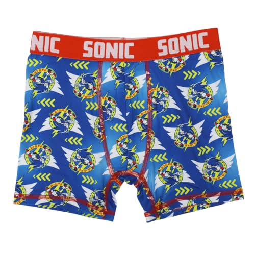 Youth Boys Sonic the Hedgehog Boxer Brief Underwear 5-Pack - Speedy Comfort for Gamers2