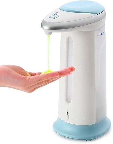 Dispensador de jabón automático sin contacto dispensador de jabón líquido de mostrador base impermeable para cocina y baños jabón regular, loción o