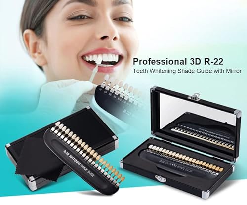 3D Professional R-22 Klinik Salon Zahnaufhellung Shade Guide, Digital Zahn Zähne Shade Guide Zahnaufheller Gerät