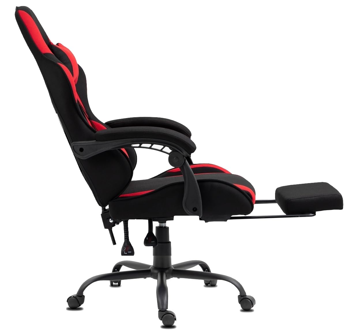 Delman 02-0040 Chaise de Jeu en Tissu, Rouge, Grand modèle
